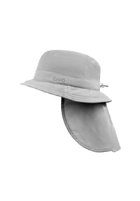 CAPO - Fischerhut, Nackenschutz abnehmbar, Reflexbügler, Futter, UV 50 - black