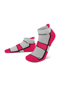 normani® - 4 Paar Running Sneakersocken mit Fersenlasche - Blazing Yellow