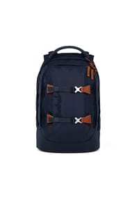 Satch PACK - Schulrucksack, Laptopfach, gepolstert - NORDIC BLUE