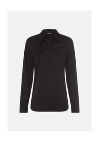 olsen - Bluse mit Knopfleiste - Black