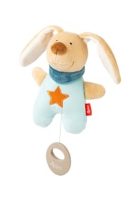 sigikid® - Mini-Spieluhr Hase ,  für Babys und Kleinkinder - hellblau