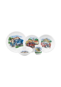 Seltmann Weiden Kindergeschirr Set Compact Blaulicht 5er Set bunt - COMPACT - bunt