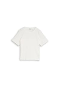 TOM TAILOR - T-Shirt, Baumwolle, für Damen - 10315 WHISP. WHITE