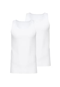 CALIDA - Herren Athletic-Shirt, 2er-Pack Natural Benefit - schwarz