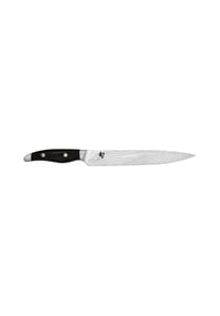 KAI - Schinkenmesser Shun Nagare Black, Dual-Core-Stahl, Pakkaholz, Klingenlänge 23 cm - silber