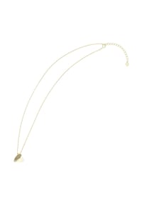 Adelia's - Damen 925 Silber Halskette mit Anhänger Herz 42 cm silberfarben - gold