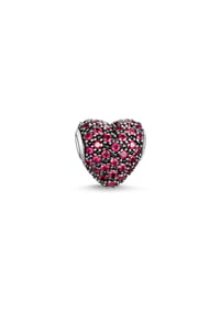 Thomas Sabo Glam & Soul - Bead Rotes Pavéherz - silber, rot