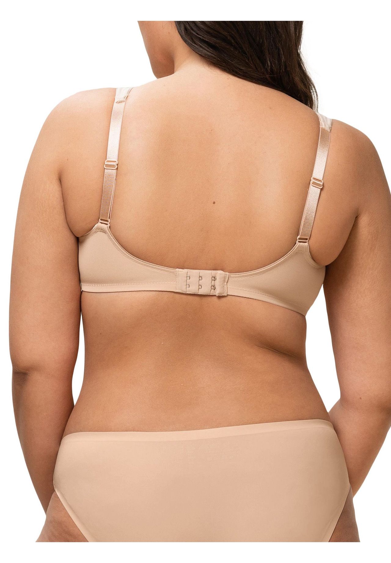 Triumph BüGel-Bh "Modern Soft+Cotton", Ungepolstert, KomfortbüGel, Samt, Damen, Beige, 100B