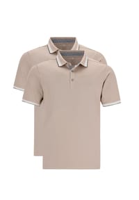 hajo - Poloshirt 2er Pack Pique - Admiralsblau