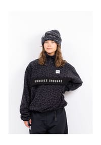 eivy - Jacke Ball Fleece mit Stehkragen - Black Leopard