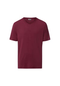 HANRO - V-Shirt Casuals - carbernet melange