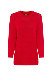 olsen - Pullover, Raglanärmel, für Damen - 20258 FRENCH RED