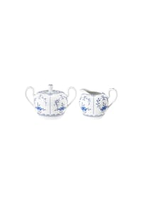 Seltmann Weiden Milch- & Zucker-Set Amina Strohblume 2er Set blau-weiß - AMINA - blau-weiß