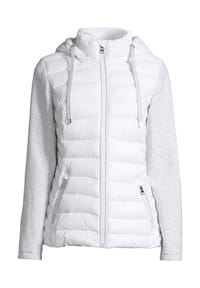 NEW VIEW - Jacke Sophia Materialmix - Rauchblau