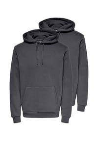 ONLY & SONS - Sweatshirt / Hoodie 2er Pack Ceres - Ash rose
