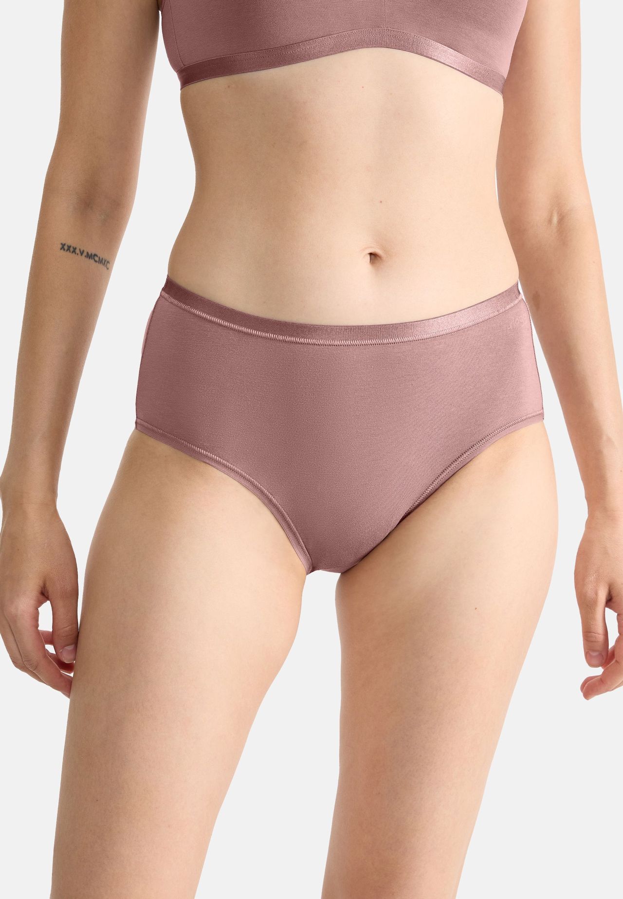 Sloggi Go Daily Cotton Midislips, 3Er-Pack, Elastikbund, FüR Damen, Braun, S