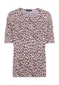 olsen - T-Shirt, Rundhalsausschnitt, für Damen - 60099 DARK BROWN