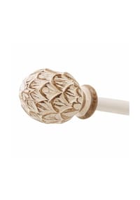 LOBERON - Gardinenstange Keene creme/braun - 