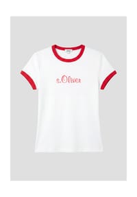 s.Oliver - T-Shirt, Baumwolle, für Damen - 33D1 RED