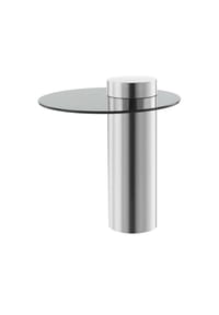 Kayoom - Beistelltisch Ontario 125 in silber - grau - silber - grau
