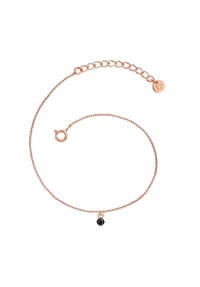 GLANZSTÜCKE MÜNCHEN - Damen Armband aus 925/- Sterling Silber in Roségold mit Spinell - roségold