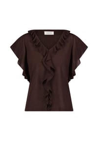 CARTOON - Leicht transparentes Shirt mit V-Ausschnitt - 7351 MOLÉ