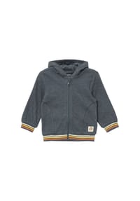 s.Oliver - Sweatjacke, Kapuze, für Babys und Kleinkinder - 9585  GREY/BLACK