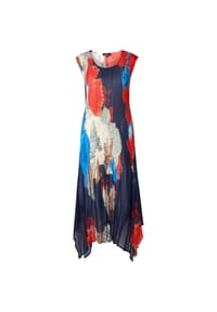 KRISS - Kleid Janat - Marine/mehrfarbig