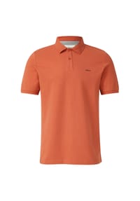 s.Oliver - Poloshirt, 1/2 Arm,, Logo-Stickerei, für Herren - 0100 WHITE