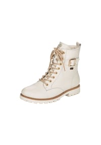 remonte® - Glattleder Stiefelette - Weiß