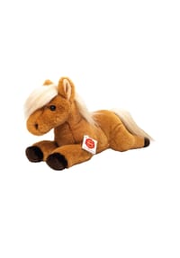 HERMANN Teddy COLLECTION® - Kuscheltier "Pferd", liegend, 34 cm - BRAUN