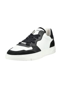STEVE MADDEN - Lederimitat Sneaker - Weiß/Schwarz