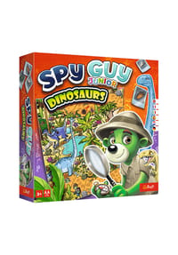 Trefl - Spy Guy Junior Dinosaurs, Kooperatives Familienspiel, Brettspiel, Deutsche Version, ab 3 Jahren - 