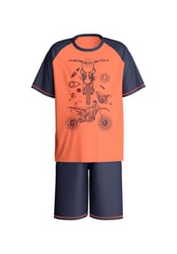 CALIDA - Kinder Kurz-Pyjama Kids Sports - fresh salmon