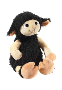 heunec® - Kuscheltier Friendsheep GRS Blacky Moonlight groß - schwarz