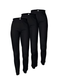 BLACK SNAKE - Thermounterhose Damen 3er Set cozy - Creme/Grau/Hellblau