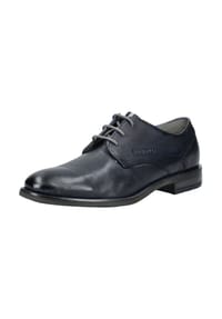 bugatti - Leder Businessschuhe - Dunkelblau