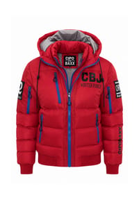CIPO & BAXX® - Winterjacke CM233 mit Kapuze - BLACK