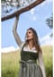 EDELNICE Midi Dirndl Anni Leinen Bild 12