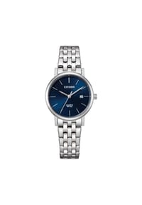 CITIZEN® TIME 3 HANDS - Damenuhr "EU6090-54L" - SILBER
