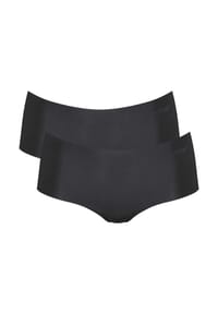 sloggi - Damen Shorts, 2er Pack - Zero Microfibre 2.0 Shorts, Mikrofaser, einfarbig - Cacao