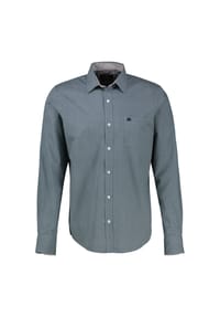 LERROS - Langarmhemd mit Kentkragen aus 100% Baumwolle - ARCTIC BLUE