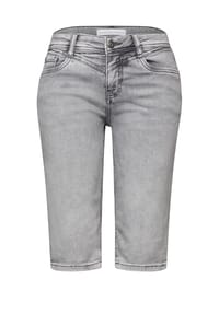 Street One - Bermuda-Jeans Jane, Five-Pocket, für Damen - 17688 MID GREY