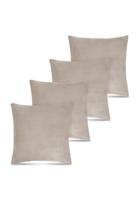 Aspero® - 4er Set Kissenbezüge Tamara - Anthrazit