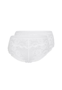 sassa - Panty CLASSIC LACE 2er Pack - black