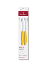 VICTORINOX Messer-Set, 2-teilig - SWISS CLASSIC - GELB