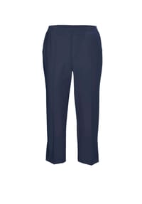 GOLDNER - Kurzgröße:  Pflegeleichte Capri-Schlupfhose - marine