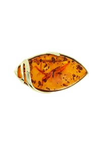 OSTSEE-SCHMUCK® - Brosche , Tasa , Gold 333/000 - gold