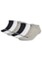 adidas Unisex Socken, 6er Pack - Linear Crew Cushioned, Logo, gepolstert, einfarbig Bild 1