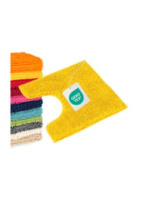 WohnDirect Badematte mit WC Ausschnitt PARIS - Paris - Beere